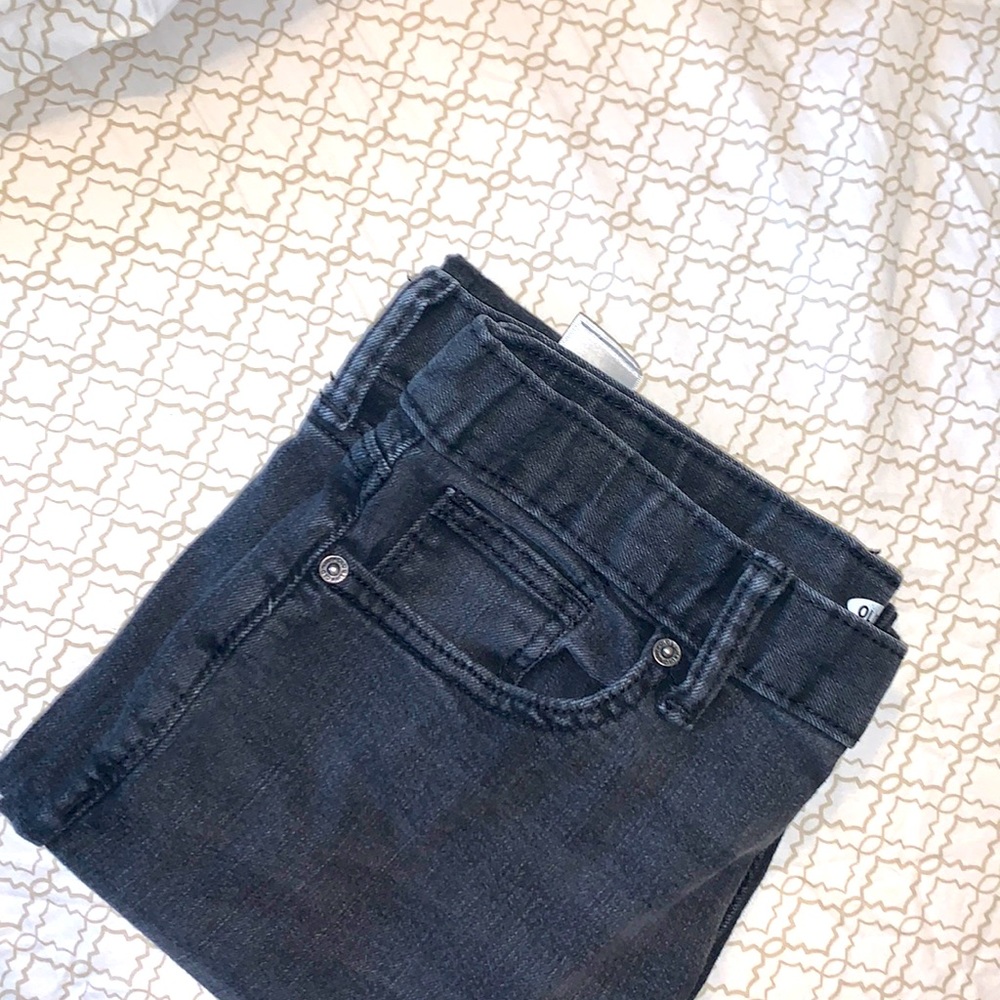 Black Old Navy Kids Straight Fit Built-In Tough Built-In Flex Jeans